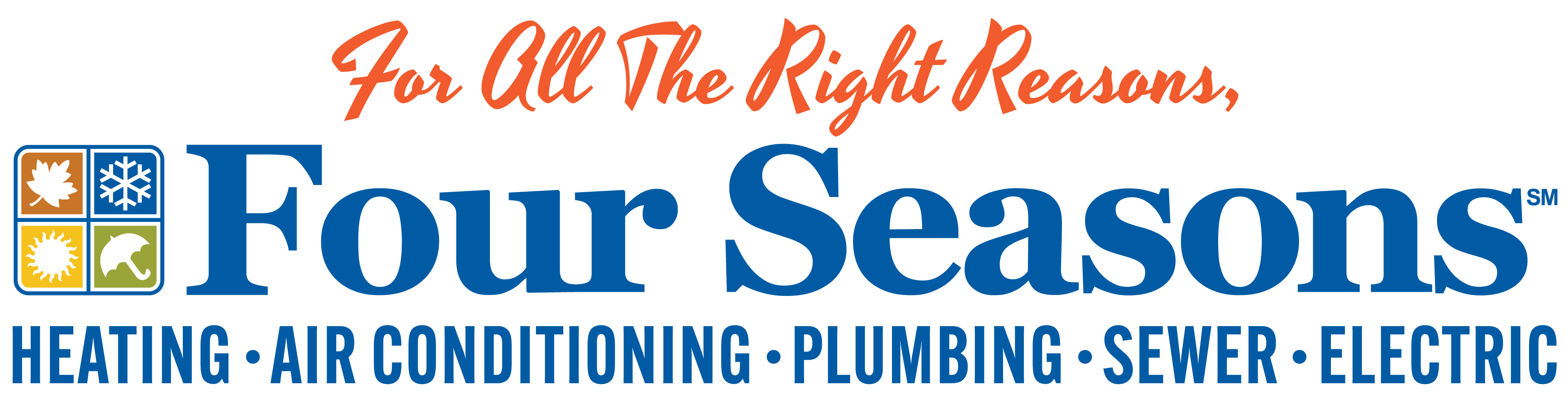 Four Seasons Heating, Air Conditioning, Plumbing, Sewer & Electric logo