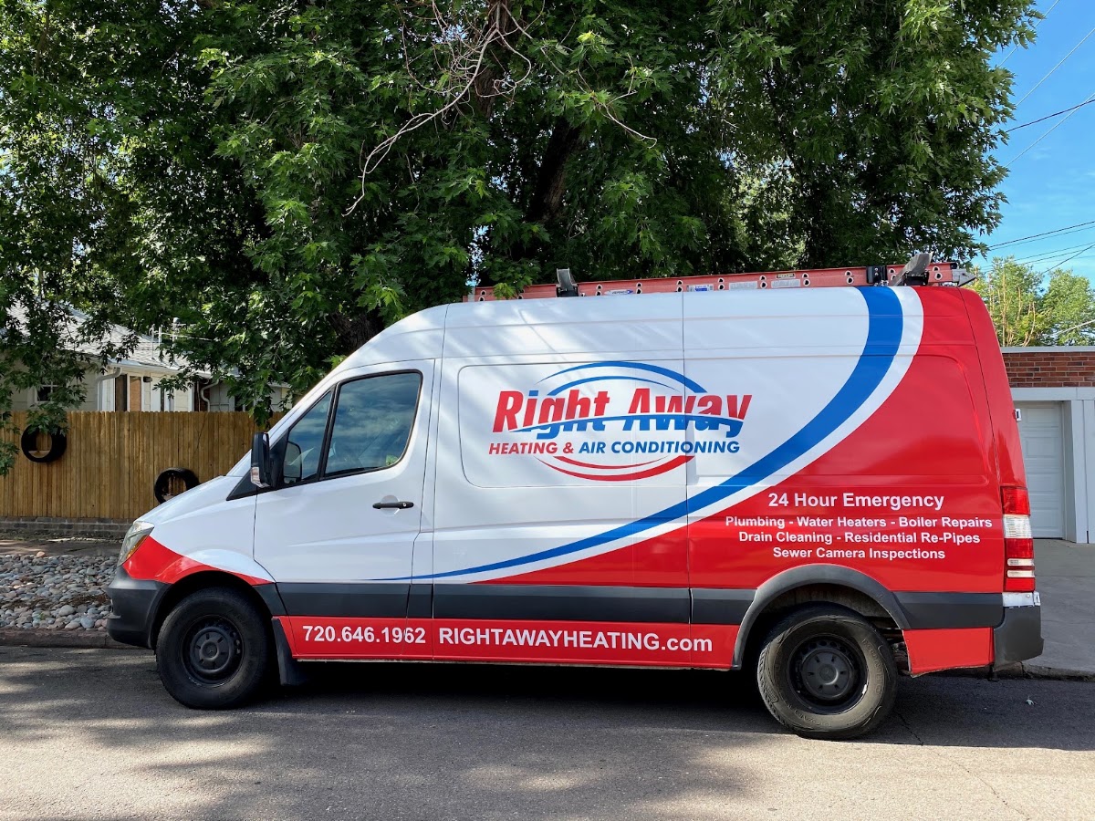 Right Away Heating logo
